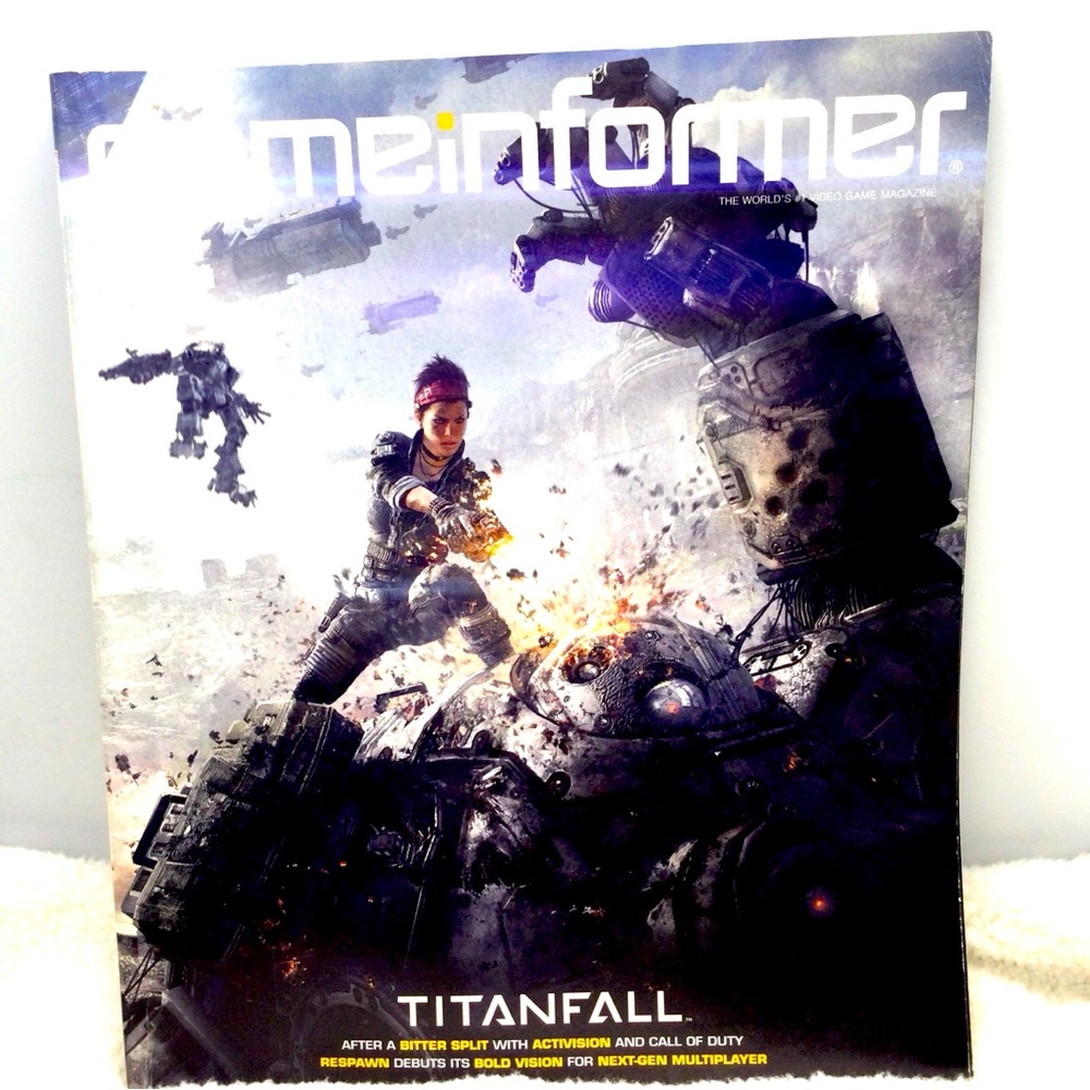 Vintage game informer magazine. Yr 2013 titanfall.